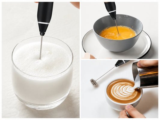 2 In 1 Electric Coffee Beater| Milk Frother And Egg Whisk| USB Electric Rechargeabl